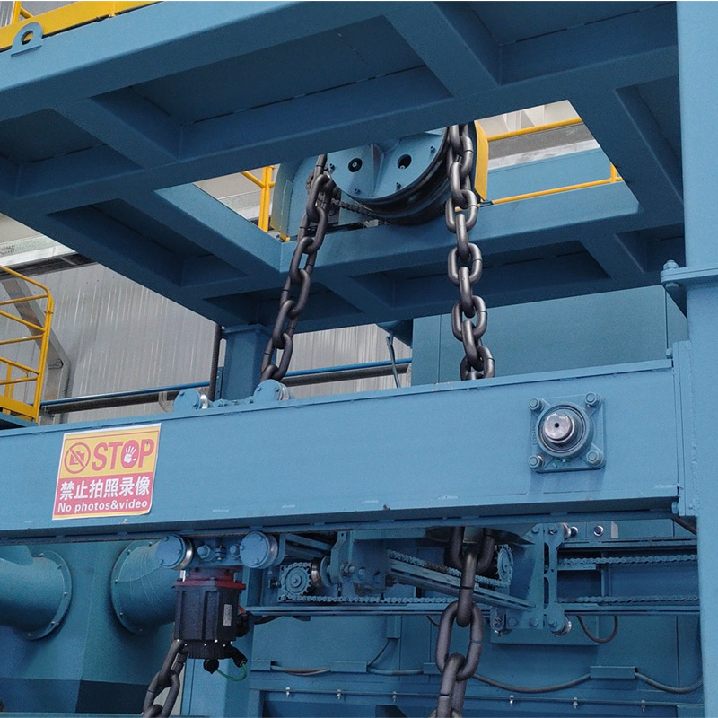 Anchor chain shot blasting machine9